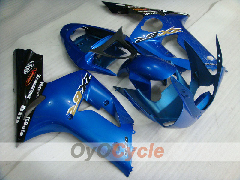 Kit de carenado por inyección para NINJA ZX-6R 03-04 - Azul, Negro - Estilo de fábrica #OYO87901773 Imagen principal del producto