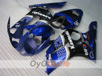 Kit de carenado por inyección para NINJA ZX-6R 03-04 - Blanco, Negro - Nakano #OYO87901816