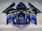Kit de carenado por inyección para NINJA ZX-6R 03-04 - Blanco, Negro - Nakano #OYO87901816