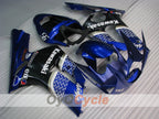 Kit de carenado por inyección para NINJA ZX-6R 03-04 - Blanco, Negro - Nakano #OYO87901816