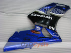 Kit de carenado por inyección para NINJA ZX-6R 03-04 - Blanco, Negro - Nakano #OYO87901816