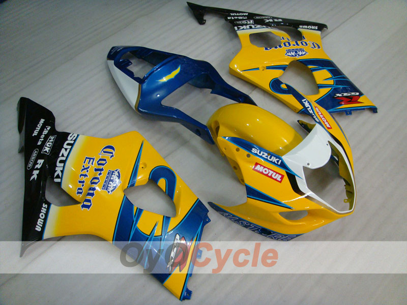 Kit de carenado por inyección para GSX R1000 03-04 - Amarillo, Azul - Corona #OYO87901823 Imagen principal del producto