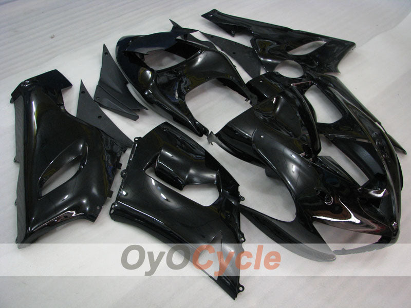 Kit de carenado por inyección para NINJA ZX-6R 05-06 - Negro - Estilo de fábrica #OYO87901828 Imagen principal del producto