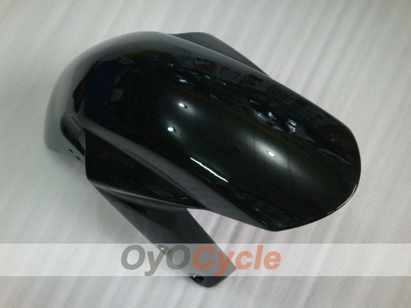 Kit de carenado inyectado para GSX R1000 03-04 - Rojo, Negro - Llamas #OYO87901833