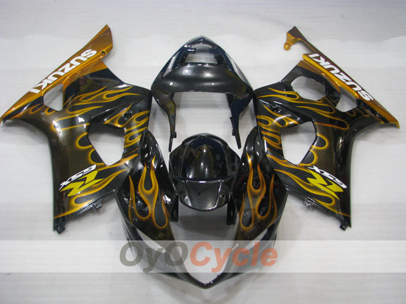 Kit de carenado por inyección para GSX R1000 03-04 - Amarillo, Negro - Llama #OYO87901835 Imagen secundaria del producto