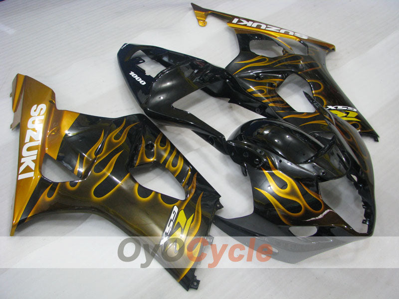 Kit de carenado por inyección para GSX R1000 03-04 - Amarillo, Negro - Llama #OYO87901835 Imagen principal del producto