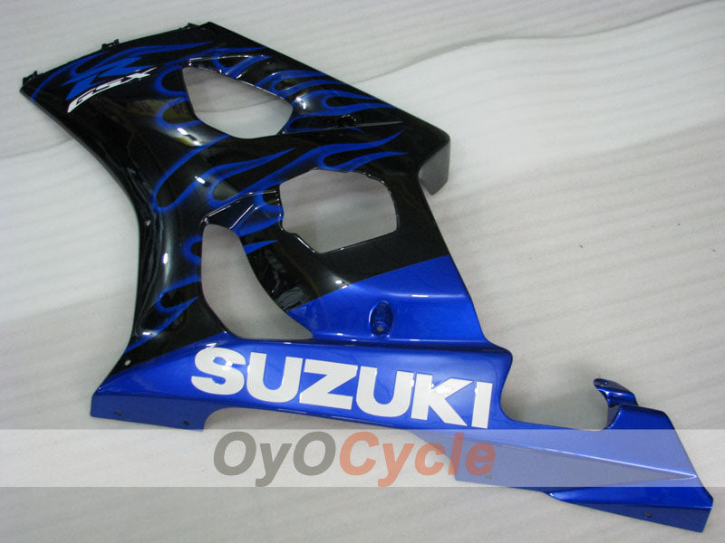Kit de carenado inyectado para GSX R1000 03-04 - Azul, Negro - Llama #OYO87901837