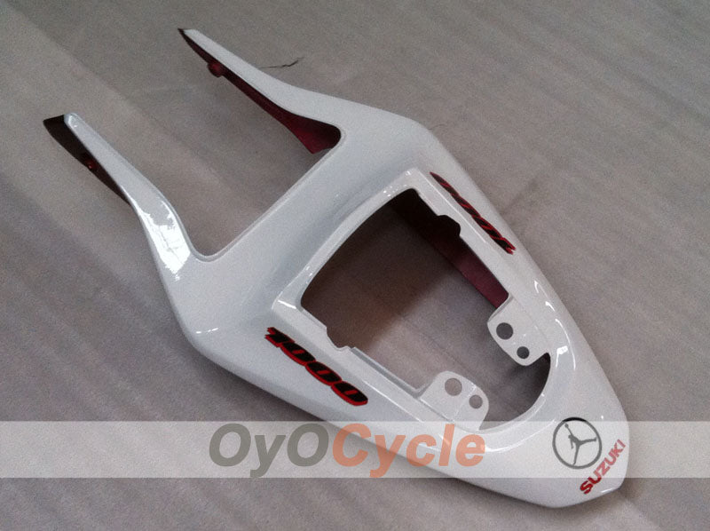 Kit de carenado por inyección para GSX R1000 03-04 - Rojo, Blanco - Jordan #OYO87901839
