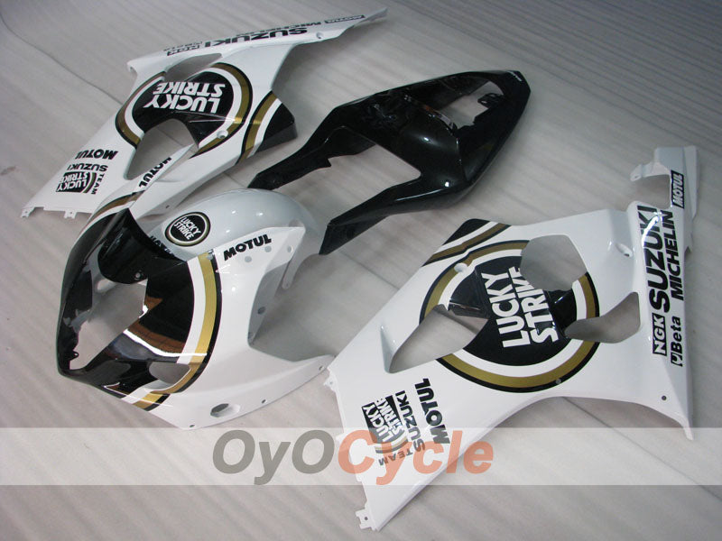 Kit de carenado por inyección para GSX R1000 03-04 - Blanco, Negro - Lucky Strike #OYO87901840 Imagen secundaria del producto