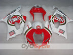 Kit de carenado por inyección para GSX R1000 03-04 - Rojo, Blanco - Lucky Strike #OYO87901843