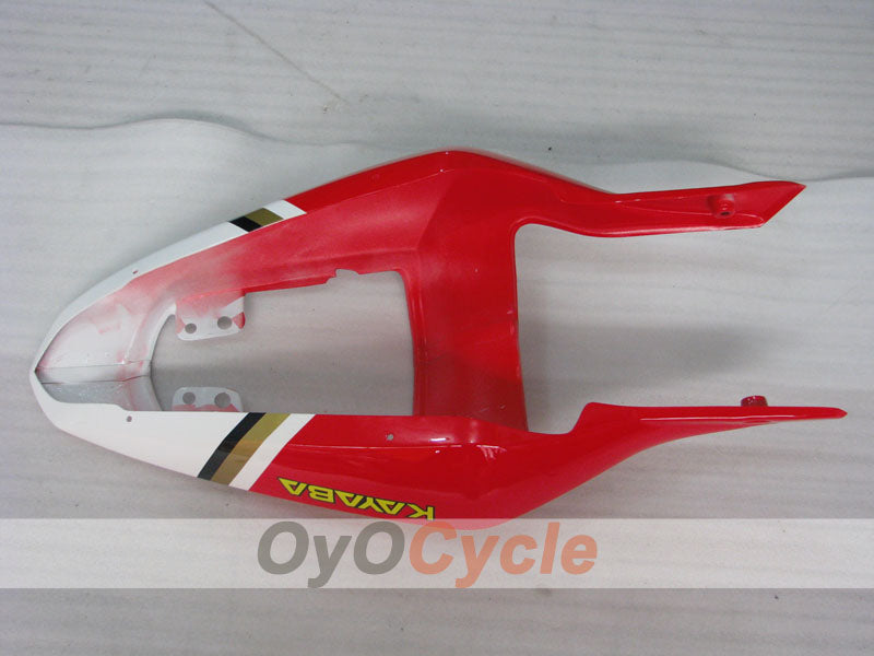 Kit de carenado por inyección para GSX R1000 03-04 - Rojo, Blanco - Lucky Strike #OYO87901843