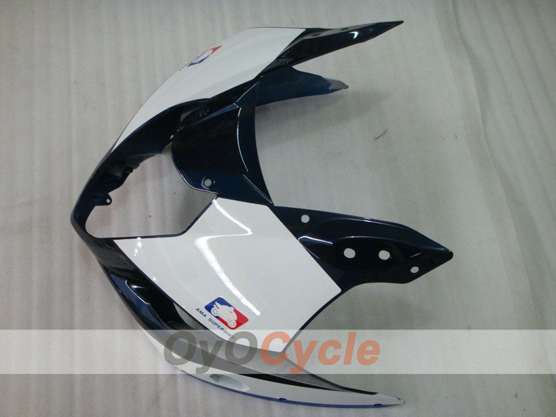 Carenado de inyección para GSX R1000 03-04 - Blanco, Negro - MOTOREX #OYO87901845