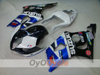 Carenado de inyección para GSX R1000 03-04 - Blanco, Negro - MOTOREX #OYO87901845