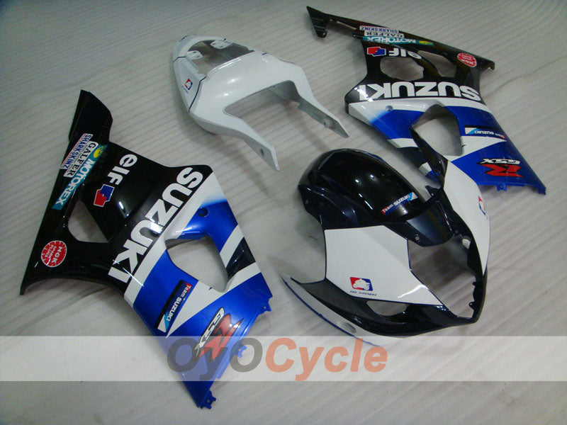 Carenado de inyección para GSX R1000 03-04 - Blanco, Negro - MOTOREX #OYO87901845 Imagen principal del producto