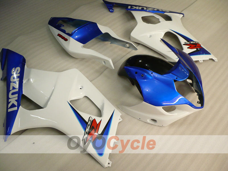 Kit de carenado por inyección para GSX R1000 03-04 - Azul, Blanco - Estilo de fábrica #OYO87901853