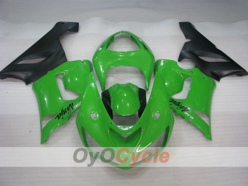 Kit de carenado de inyección para NINJA ZX-6R 05-06 - Verde, Negro - Estilo de fábrica #OYO87901859 Imagen secundaria del producto