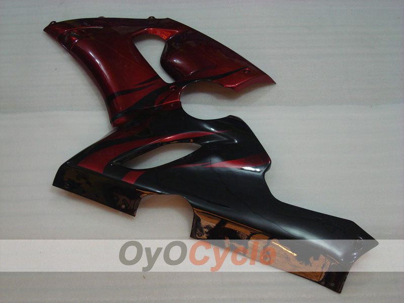 Kit de carenado por inyección para NINJA ZX-6R 05-06 - Rojo, Negro - Llama #OYO87901867