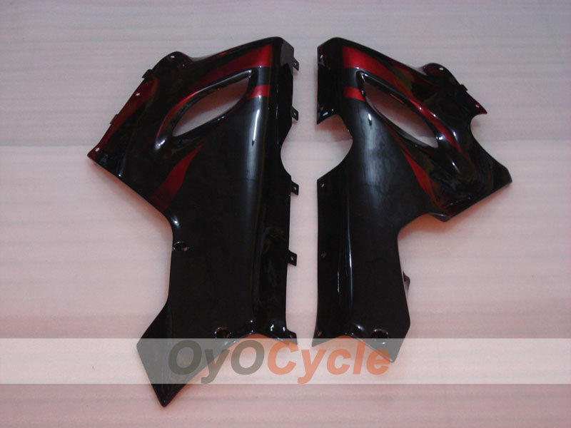 Kit de carenado por inyección para NINJA ZX-6R 05-06 - Rojo, Negro - Llama #OYO87901867