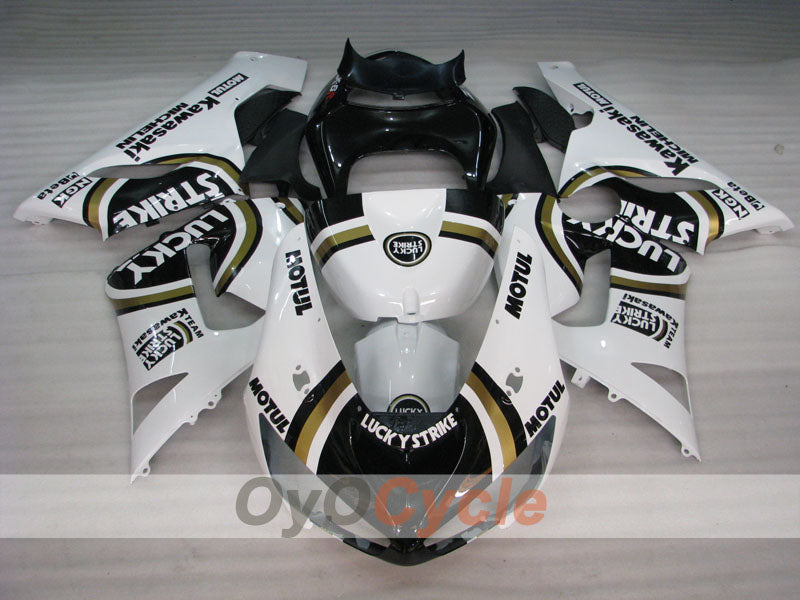 Kit de carenado por inyección para NINJA ZX-6R 05-06 - Blanco, Negro - Lucky Strike #OYO87901871 Imagen secundaria del producto