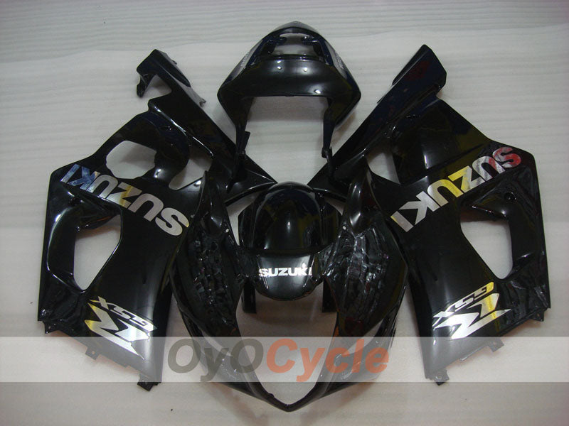 Kit de carenado por inyección para GSX R1000 03-04 - Negro - Estilo de fábrica #OYO87901872