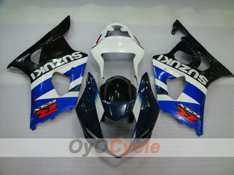 Kit de carenado por inyección para GSX R1000 03-04 - Blanco, Negro - Estilo de fábrica #OYO87901874 Imagen secundaria del producto