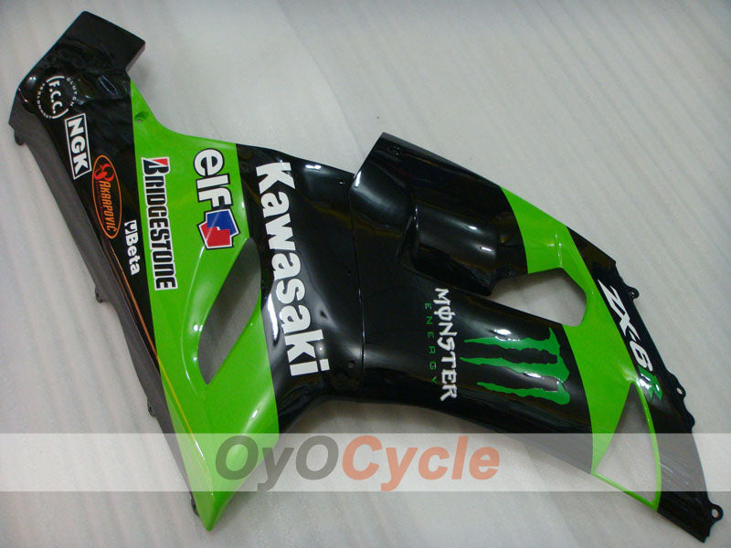 Carenado lateral izquierdo y derecho para Kawasaki 05-06 Ninja ZX-6R #OYO87913112 Imagen principal del producto