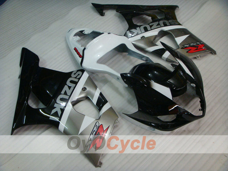 Kit de carenado por inyección para GSX R1000 03-04 - Blanco, Negro - Estilo de fábrica #OYO87901879