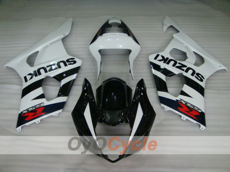 Carenado de inyección para GSX R1000 03-04 - Blanco, Negro - Estilo de fábrica #OYO87901880 Imagen secundaria del producto