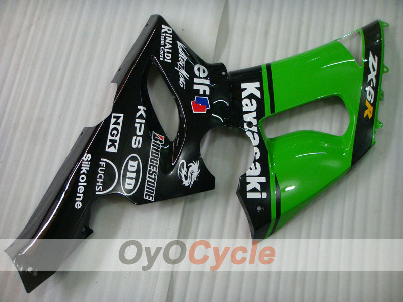 Carenado lateral izquierdo y derecho para Kawasaki 05-06 Ninja ZX-6R #OYO87913115 Imagen secundaria del producto