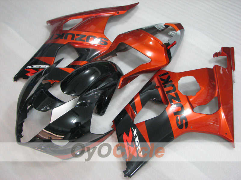 Kit de carenado por inyección para GSX R1000 03-04 - Naranja, Negro - Estilo de fábrica #OYO87901893