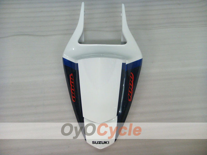Kit de carenado por inyección para GSX R1000 03-04 - Azul, Blanco - Estilo de fábrica #OYO87901895