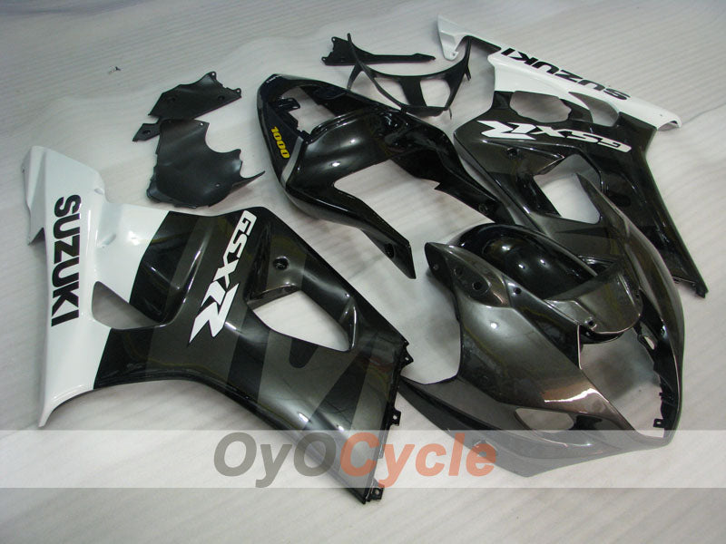 Kit de carenado por inyección para GSX R1000 03-04 - Blanco, Negro - Estilo de fábrica #OYO87901907 Imagen principal del producto