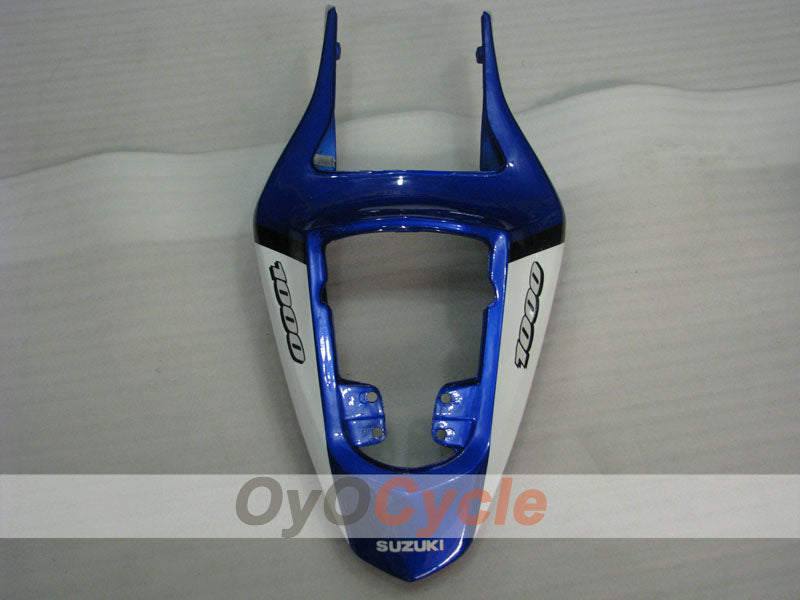 Kit de carenado por inyección para GSX R1000 03-04 - Azul, Negro - Estilo de fábrica #OYO87901909