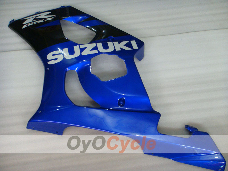 Kit de carenado por inyección para GSX R1000 03-04 - Azul, Negro - Estilo de fábrica #OYO87901909