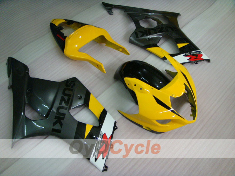 Carenado inyectado para GSX R1000 03-04 - Amarillo, Negro - Estilo de fábrica #OYO87901912 Imagen principal del producto