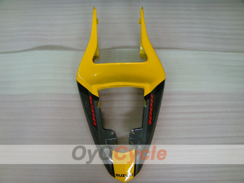 Carenado inyectado para GSX R1000 03-04 - Amarillo, Negro - Estilo de fábrica #OYO87901912