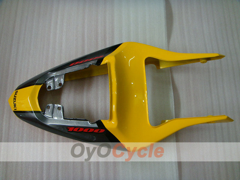 Carenado inyectado para GSX R1000 03-04 - Amarillo, Negro - Estilo de fábrica #OYO87901912