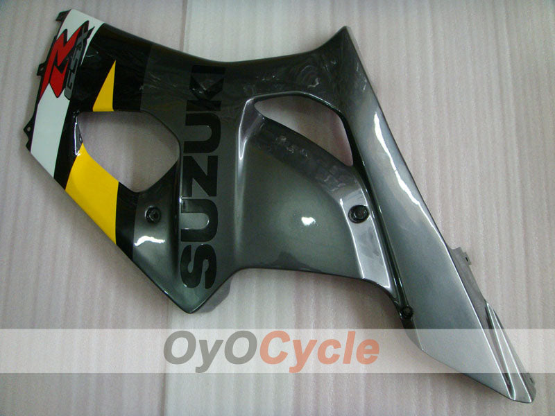 Carenado inyectado para GSX R1000 03-04 - Amarillo, Negro - Estilo de fábrica #OYO87901912