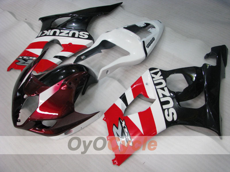 Carenado de inyección para GSX R1000 03-04 - Rojo, Blanco - Estilo de fábrica #OYO87901915 Imagen principal del producto