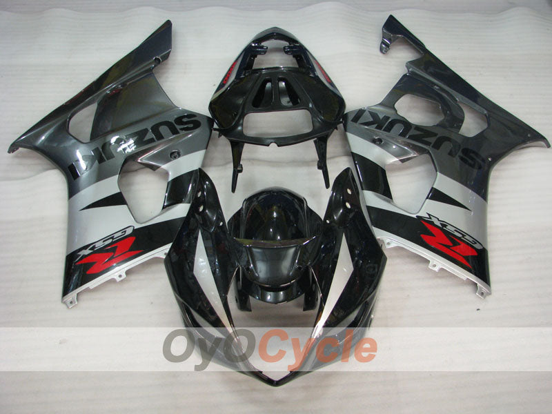Kit de carenado por inyección para GSX R1000 03-04 - Negro, Gris - Estilo de fábrica #OYO87901917