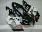 Kit de carenado por inyección para GSX R1000 03-04 - Blanco, Negro - Oeste #OYO87901926