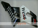 Kit de carenado por inyección para GSX R1000 03-04 - Blanco, Negro - Oeste #OYO87901926