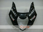 Kit de carenado por inyección para GSX R1000 03-04 - Blanco, Negro - Oeste #OYO87901926