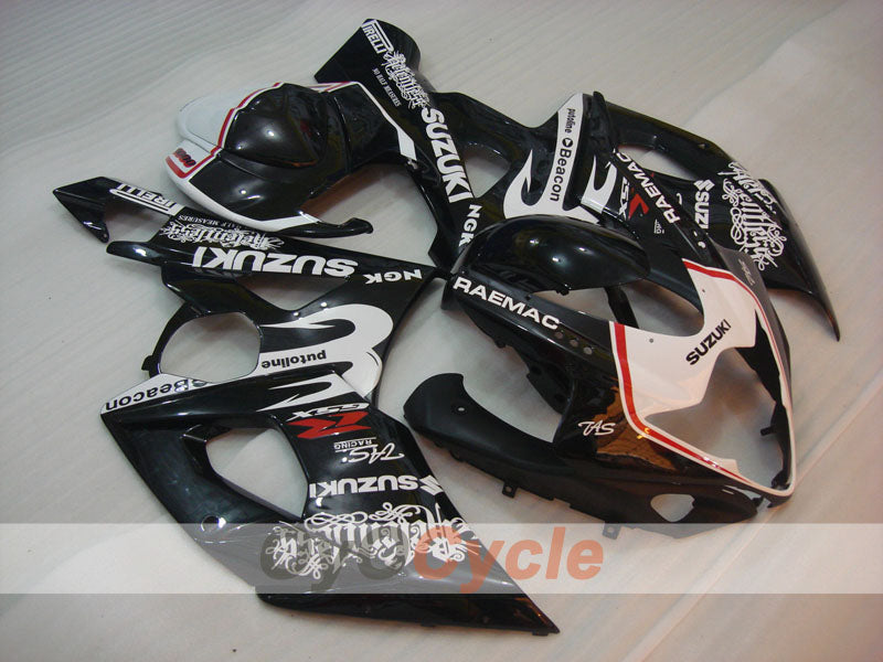 Kit de carenado de inyección para GSX R1000 05-06 - Blanco, Negro - Baliza #OYO87901928