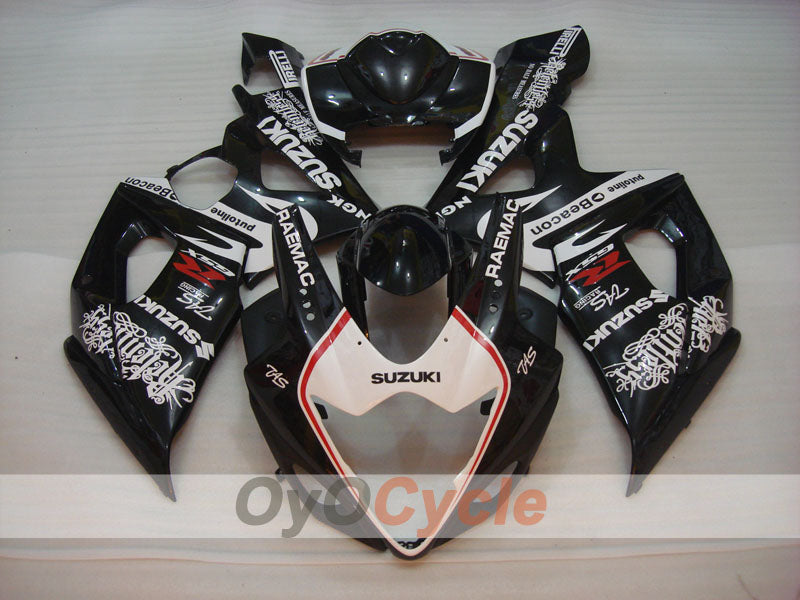 Kit de carenado de inyección para GSX R1000 05-06 - Blanco, Negro - Baliza #OYO87901928