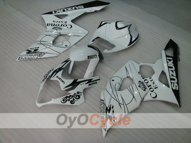 Kit de carenado de inyección para GSX R1000 05-06 - Blanco, Negro - Corona, MOTUL #OYO87901945 Imagen secundaria del producto