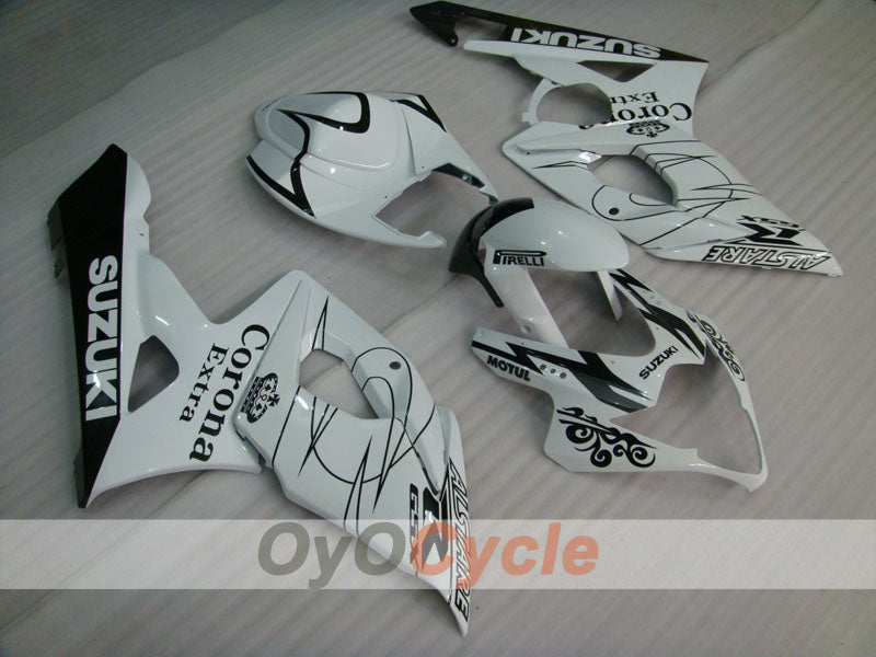 Kit de carenado de inyección para GSX R1000 05-06 - Blanco, Negro - Corona, MOTUL #OYO87901945 Imagen principal del producto