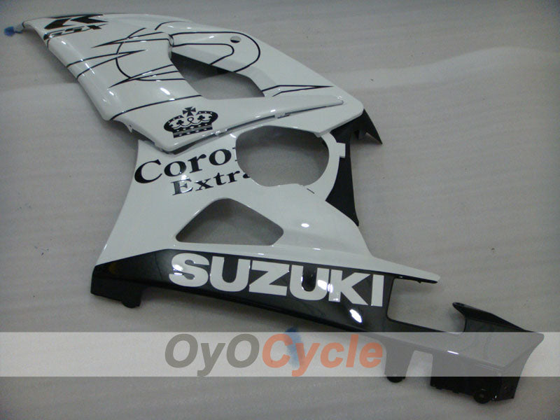 Carenado de inyección para GSX R1000 05-06 - Blanco, Negro - Corona, MOTUL #OYO87901946