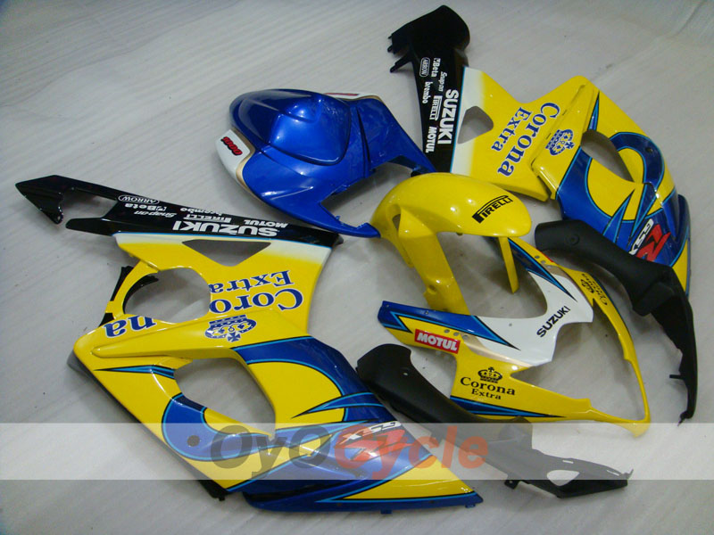 Carenado de inyección para GSX R1000 05-06 - Amarillo, Azul - Corona, MOTUL #OYO87901948 Imagen principal del producto