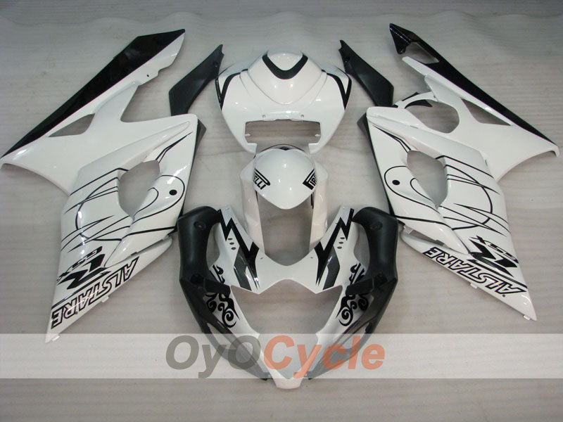 Kit de carenado de inyección para GSX R1000 05-06 - Blanco, Negro - Corona, MOTUL #OYO87901949
